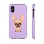French Bulldog Bat Ears Kawaii Pet Dog Art Tough Phone Case