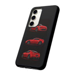 Red 370Z Sports Coupe Tough Phone Case for JDM Enthusiasts