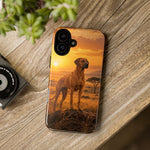Rhodesian Ridgeback African Savanna Art Tough Phone Case