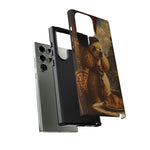 Poodle in Beret Phone Case | Vintage Paris Café Illustration