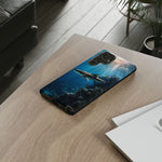 Cobia Reef Phone Case, Shaft of Light Ocean Fishing Tough Cover