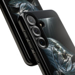 Tarpon Fishing Phone Case, Saltwater Portrait Black Cover, Gift