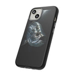 Tarpon Fishing Phone Case, Saltwater Portrait Black Cover, Gift