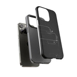 Black 1969 Corvette Art Phone Case, C3 Stingray Sports Car Tough Cover