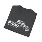 1956 F100 Classic 1950s Pickup Truck Name Badge Classic Car T-Shirt Fan Gift