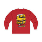 1995 ZR-1 Corvette graphic long sleeve tee | Yellow sports car design