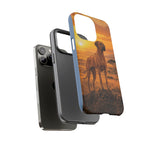 Rhodesian Ridgeback African Savanna Art Tough Phone Case
