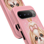 Shih Tzu Princess Kawaii Chibi Puppy Pet Dog Art Tough Phone Case
