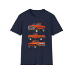 Orange 1979 F150 T-Shirt | Classic Pickup Truck Illustration