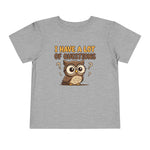 I Have a Lot of Questions Funny Toddler Boys Girls T-Shirt Gift