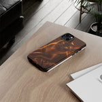 Burmese Golden Sable Portrait Art Tough Phone Case