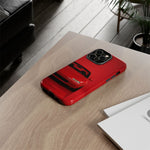 Red Miata Phone Case, NA MX5 90s JDM Roadster Tough Cover