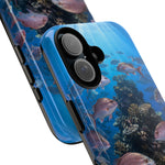 Snapper Reef Phone Case, Sunlit School Ocean Fishing Tough Cover