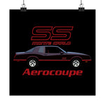 1987 Monte Carlo SS Aerocoupe Poster – Garage or Man Cave Gift