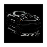 C7 ZR1 Poster Supercar Wall Art Print Modern Muscle Car Garage