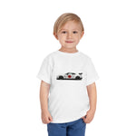 Toddler GT-R R35 T-Shirt | White JDM R35 with Japanese Flag Graphic Tee