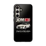 R34 Skyline GT-R JDM Rising Sun Tough Phone Case Cover Gift