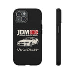 R34 Skyline GT-R JDM Rising Sun Tough Phone Case Cover Gift