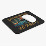 Lowrider Life No Strife Mouse Pad Classic Chevy Truck American Flag Desk Mat
