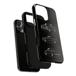 Black Silverado Classic Pickup Tough Phone Case for Chevy Truck Fans
