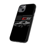 Black C5 Phone Case American Sports Car Tough Cover Gift