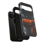 Orange C6 Neon Car Meet Tough Phone Case