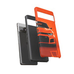 Orange Camaro Phone Case, ZL1 American Muscle Car Tough Cover for Men Gift