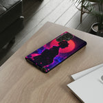 Neon Geisha Silhouette Phone Case | Tough Cover