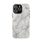 White Marble Pattern Phone Case | Tough Cover