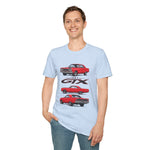 1967 Red GTX Muscle Car T-Shirt | Classic Auto Vintage Trio Tee