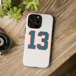 Vintage Football QB Number 13 Phone Case | Tough Cover