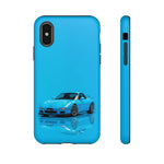 RX-7 Cyan Studio Phone Case Studio Color Match Car Art
