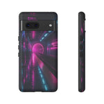Neon Future Subway Station Tough Phone Case Cover Gift Art
