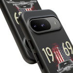 1969 Camaro SS American Flag Tough Phone Case Cover Gift Art