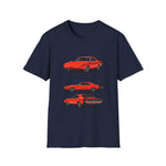 1969 Daytona Illustration T-Shirt | Vintage Muscle Car Trio Tee