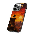 Western Sunset Cowboy Phone Case | Rugged Protective Cover