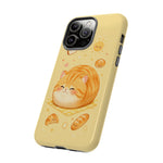 Orange Tabby Loaf Kawaii Chibi Pet Cat Art Tough Phone Case