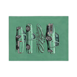 1968 Chevy C10 Pickup illustration Velveteen Microfiber Blanket | Retro Truck