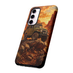 Land Cruiser FJ40 Classic 4x4 Red Rock Canyon Art Tough Phone Case