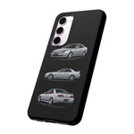 Silver Prelude Sports Coupe Tough Phone Case for JDM Fans