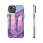 Roman Ruins Pastel Sky Vaporwave Art Tough Phone Case