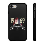 1969 Camaro SS American Flag Tough Phone Case Cover Gift Art