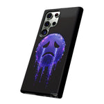 Glitch Sad Face Phone Case, Anime Melt Static Tough Cover