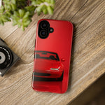 Red Miata Phone Case, NA MX5 90s JDM Roadster Tough Cover