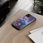 Skyline GT-R Tokyo Rain JDM Night Art Tough Phone Case