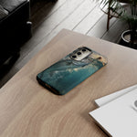 Striped Bass Phone Case, Sunset Topwater Strike Cover for Anglers