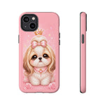 Shih Tzu Princess Kawaii Chibi Puppy Pet Dog Art Tough Phone Case