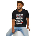 1980 Porsche 930 Turbo Gemballa Version II T-Shirt – 3-View Retro Racing Graphic