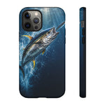 Yellowfin Tuna Phone Case, Deep Sea Fishing Tough Cover for Men