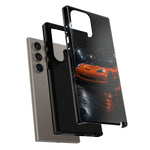 Orange C6 Neon Car Meet Tough Phone Case